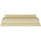 Ekena Millwork 9"H x 11 3/4"P x 14 1/4"F x 94 1/2"L Claremont Smooth Crown Moulding MLD09X12X14CL - alternate 3